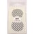 Masking Tape - Masking Tape MT Casa Seal Sticker rond en washi Rayé argent