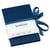 Mini album photo Semikolon Leporello Classico – 6 feuilles – couverture en lin bleu marine
