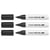 Lot de 3 marqueurs permanents à pigment pointe ogive moyenne - PILOT Pintor - Noir