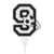 Bougie Football Chiffre 9 - 8.5 cm