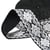 Bobine 14,5m sangle ethnique 38mm noir blanc