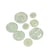 Bouton ronds 4 trous menthe