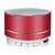 Enceinte Bluetooth Mini A10 Métal Son Puissant USB 3W Autonomie 10m Rouge YONIS