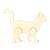Jouet en bois Chat 10 x 12 x 2 cm