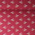 Tissu Sweat léger French Terry Capucine chiens rigolos sur fond Framboise