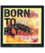 Écusson imprimé “Born to Fly” – Top Gun – 65x63mm️ Multicolore