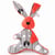 Doudou lapin XXL bébé grand format ultra doux