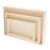 3 plateaux en bois rectangles
