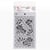 Pochoir plastique souple réutilisable 24 x 14.5 cm Ciao Bella ANEMONES 84