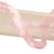 Bobine 25m galon festonné 10mm Rose Clair