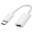 Adaptateur Lightning vers USB C Charge Transfert Audio Original Apple Blanc