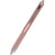 Stylo à bille - 4 en 1 - 3 couleurs + mine graphite - Embout gomme - Or rose - Online