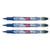 Lot de 3 stylos marqueurs textiles permanents - PILOT - pointe aiguille 0,65 mm - Noir