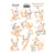 Planche de stickers couleur embelissement Fabrika Decoru FUNNY FOX BOY 181