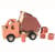 Grand camion en bois avec 3 containeurs - Egmont Toys - Beige
