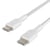 Belkin Pack de 2 Câbles USB-C vers USB-C Power Delivery 60W Charge Rapide 2m Blanc