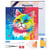 Mini Diamond Painting Broderie Diamant Figured’Art 25x25cm toile tendue sur châssis en bois - diamants ronds - Chat Abstrait Pop Art