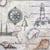 Lot de 4 serviettes en papier découpage collage 33 cm AMBIANCE MARINE M 204