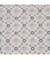 Tissu coton Fleur Capucine de 150 cm de largeur Gris/cuir Multicolore vendu par 50 cm
