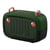 Enceinte Bluetooth Mini Subwoofer Portable Son HIFI Carte FM Autonomie 4h Vert YONIS