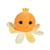 Peluche - Peluche sonore Pieuvre Bellabloo Friends - 18 cm