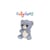 Peluche - Peluche Ours BLUE > bleu jeans – 13 cm