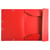 Chemise à élastique 3 rabats Polypropylène 4/10e Opaque Eco - A4 - Rouge - x 30 - Exacompta