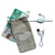 Pack essentiel : Lizia blanc + câble + pochette lin