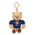 Peluche - Ours Porte-clés Coupe du Monde de Rugby / Rugby World Cup France 2023 (RWC) - Peluche Officielle Sous Licence - 10 cm assis
