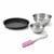 Set pâtisserie avec moule à quiche Lorraine 30 cm, 2 bols à mixer et 1 spatule Zenker