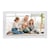 Cadre Photo Numérique Connecté 21.5 Pouces LED Android 7.0 32GB Tactile Blanc YONIS