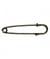 Epingle à Kilt classique Laiton vieilli 70 MM X 1 - Union Knopf Marron