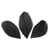 SACHET 3 Gr PLUMES COUPEES NOIR Ht.60