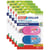 Lot de 5 - Ruban correcteur TESA - Mini Roller ecoLogo - 6 m x 5 mm - Multicolore