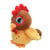 Peluche poule 20 cm - animaux de la ferme - wild planet - k8296