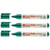 Lot de 3 marqueurs permanents pointe ronde moyenne - EDDING - Vert - 1,5-3 mm
