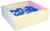 Piscine à balles carrée avec 200 balles - rose, bleu, jaune (pastel)/perle, transparent, bleu, argent - Velinda