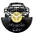 Horloge vinyle recyclé MUSCLE CAR