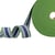 Bobine 20m sangle rayures tricolore bleu vert blanc 38mm