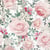 Lot de 4 serviettes en papier découpage collage 33 cm ROSE FLEUR BLANCHE FA 1033