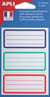 Etiquettes scolaires 35x75 mm 9 u.