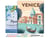 Peinture par Numéro Figured'Art avec Cadre - Affiche Vintage Venise - Kit de Loisir Créatif DIY Numéro d'Art Complet - 40x50cm toile tendue sur châssis