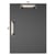 Porte-bloc double clip papier enduit - Format 23x32cm pour A4 - Noir - x 10 - Exacompta