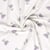 Tissu Sweat léger French Terry Fleurs parme sur fond Blanc cassé