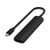 Satechi Hub USB-C Slim Multiport 6-in-1 4K Power Delivery 100W Noir