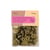 Lot de 30 boutons pression 100% plastique couleur bronze 12mm