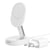 Belkin Chargeur sans Fil Qi2 BoostCharge Pro 15W avec Support de Charge Rétractable Blanc