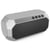 Enceinte Bluetooth Rose Gold Stéréo HD Bass TWS TF FM AUX USB Mains Libres Argent YONIS
