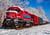 Puzzle 1500 pièces - Red Train In The Snow - Bluebird Puzzle