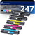 TN247 - Pack 5 toners Brother TN-247 compatibles HL-L3230CDW MFC-L3750CDW - 123CONSOMMABLES